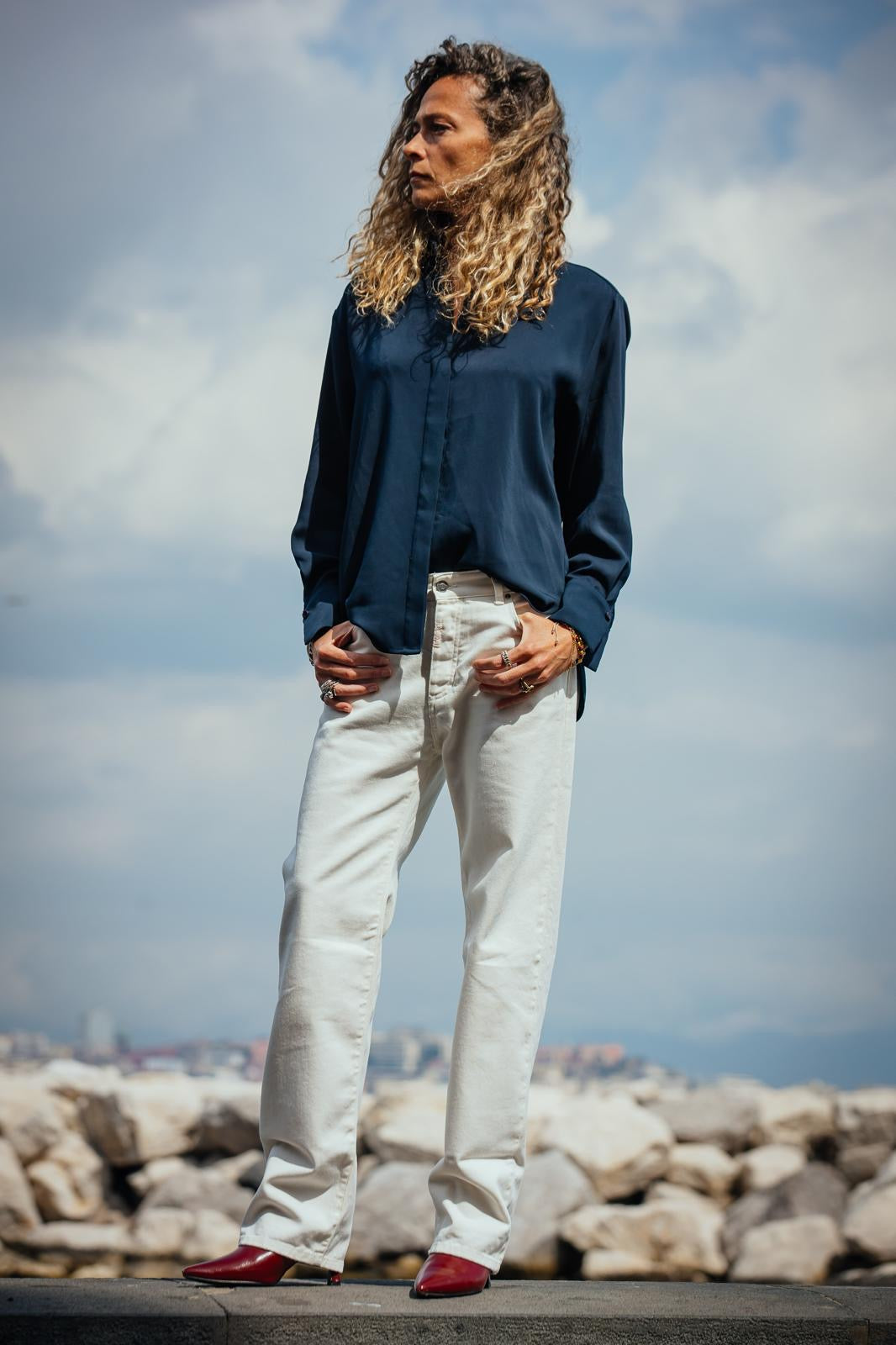 COZY SHIRT NIGHT BLU