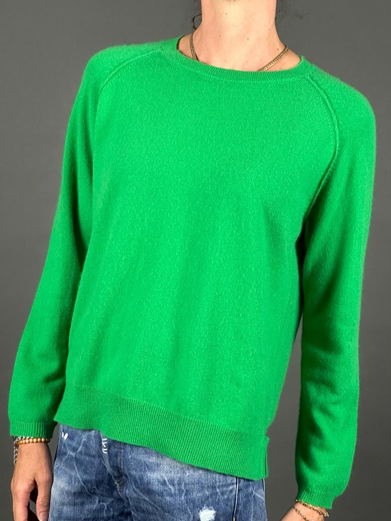 PULLOVER CASHMERE GREEN