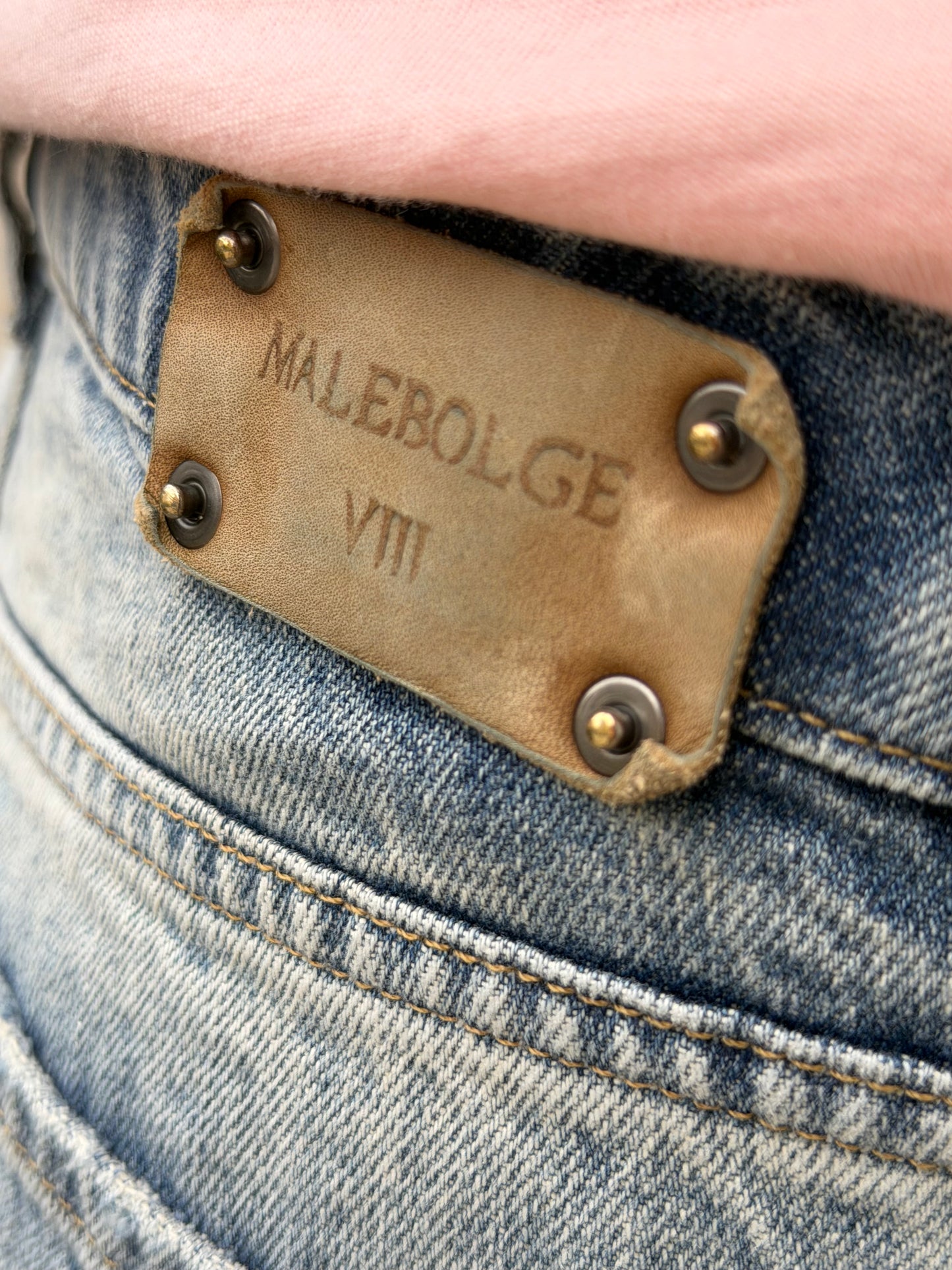 JEANS LARGE coul. VINTAGE