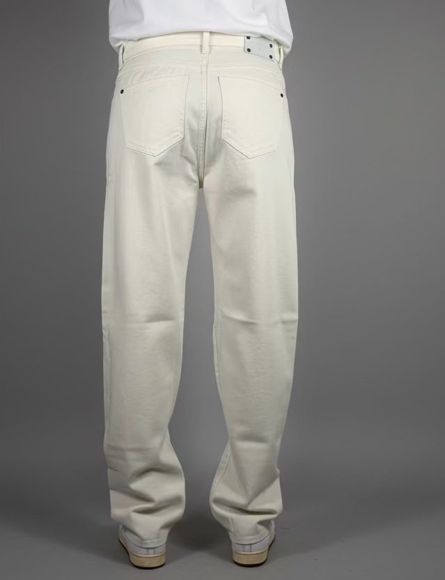 JEANS WIDE Col.BLANC