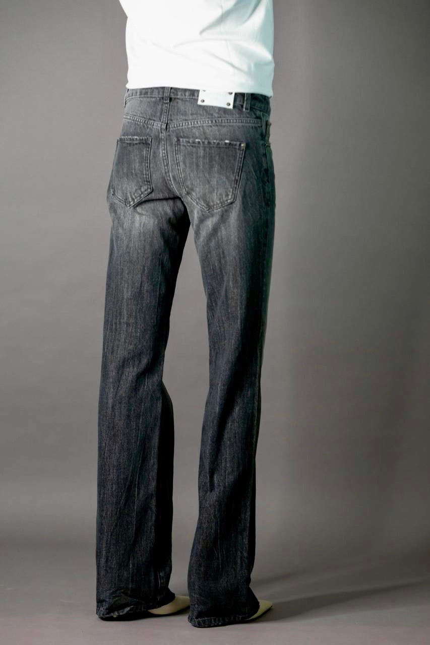 JEANS STRAIGHT Col.DARK GREY