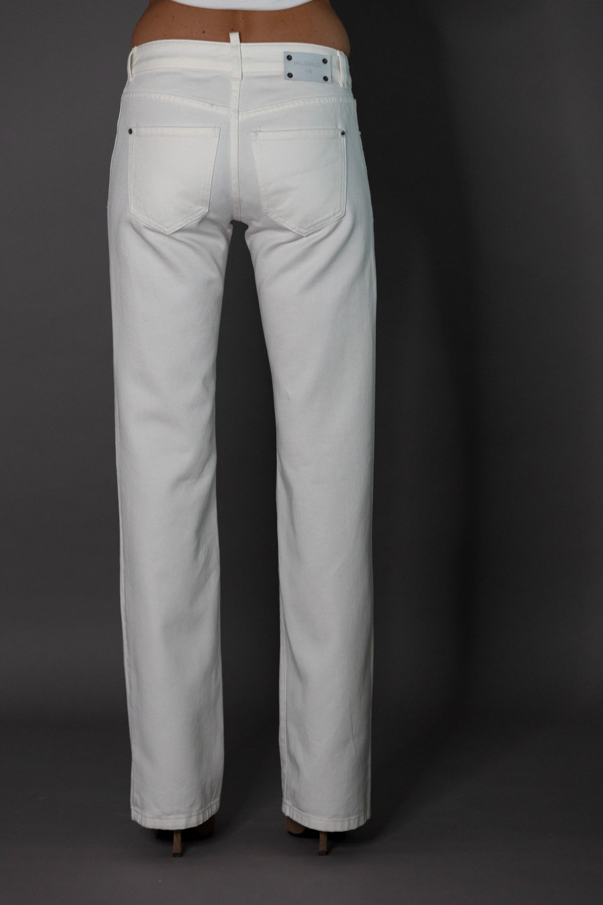 JEANS WIDE Col.BLANC