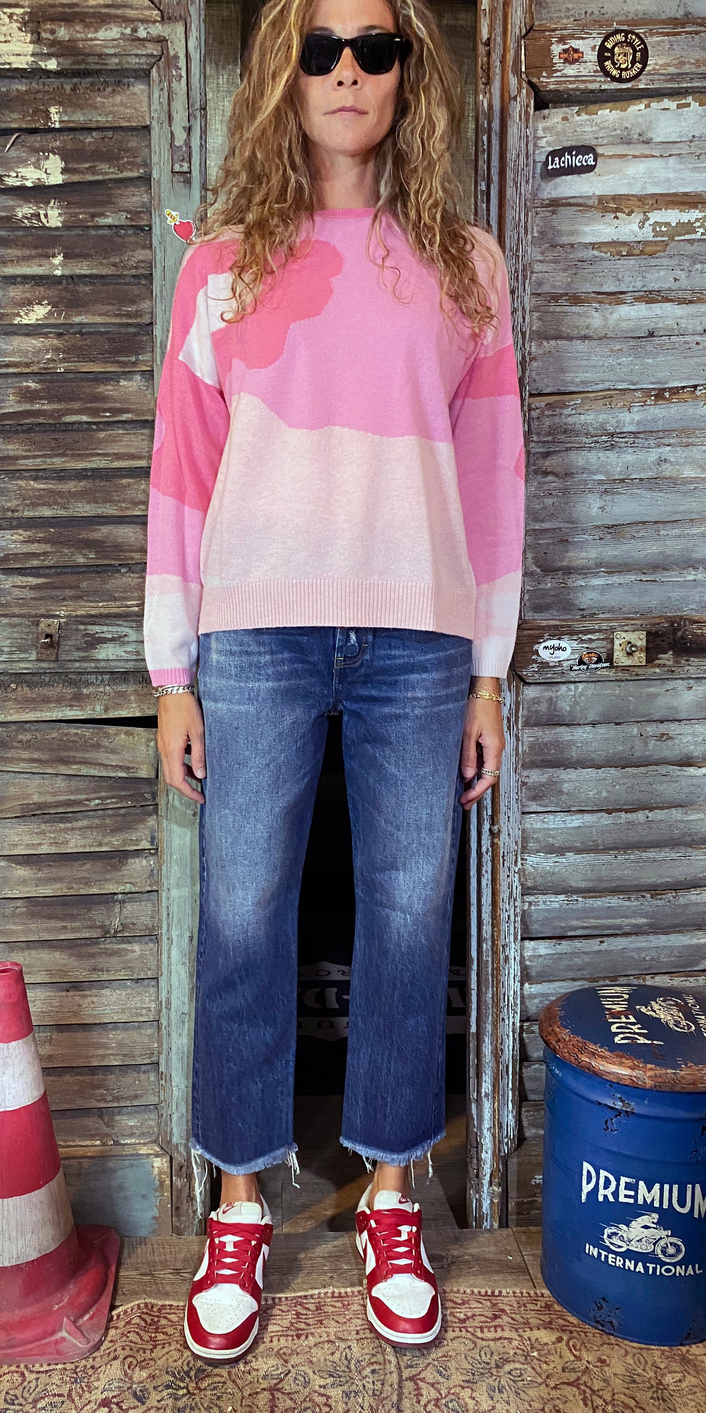 PULLOVER CASHMERE PINK CAMU