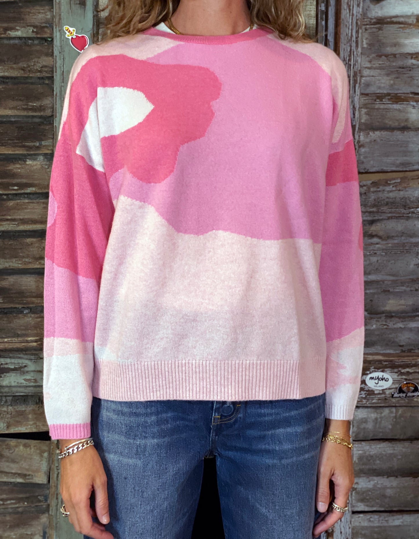 PULLOVER CASHMERE PINK CAMU
