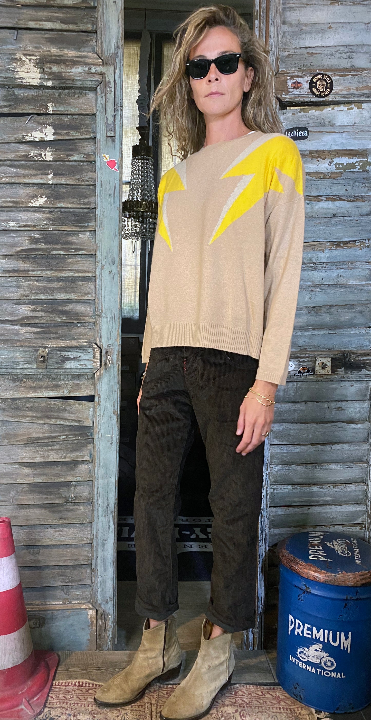 PULLOVER CASHMERE THUNDERS