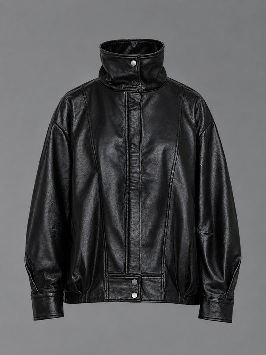 BOMBER PHOENIX BLACK NAPPA