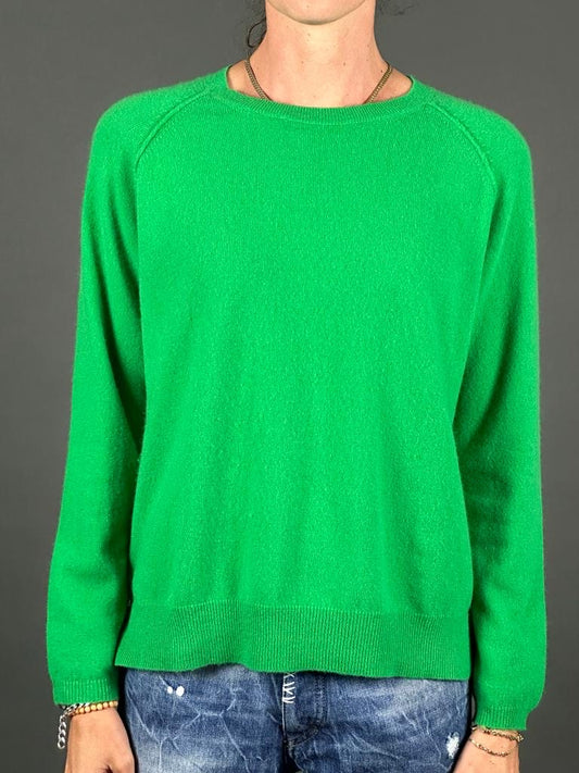 PULLOVER CASHMERE GREEN