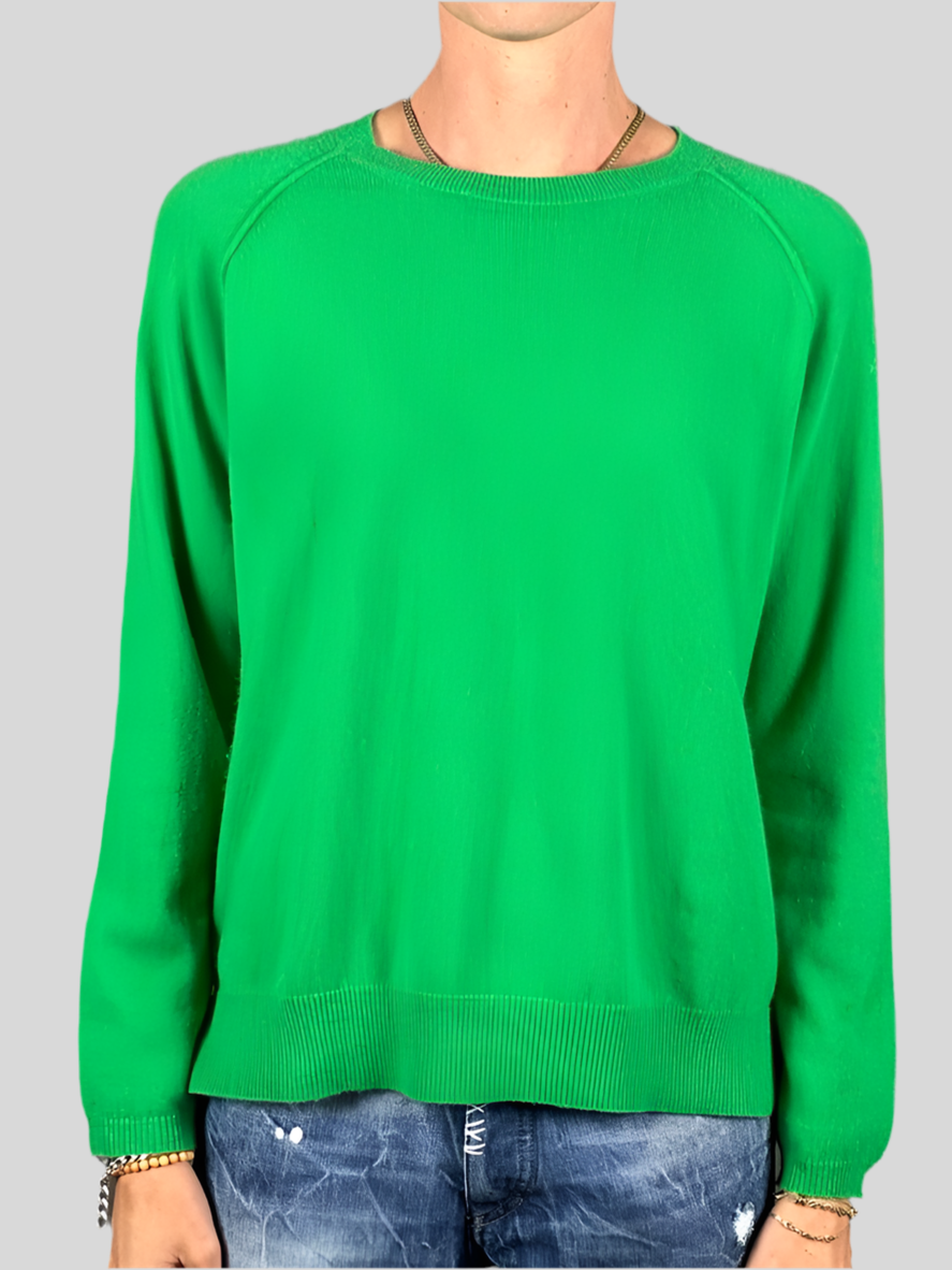 PULLOVER CASHMERE GREEN