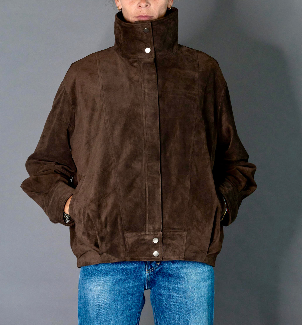 BOMBER PHOENIX CHOCO SUEDE