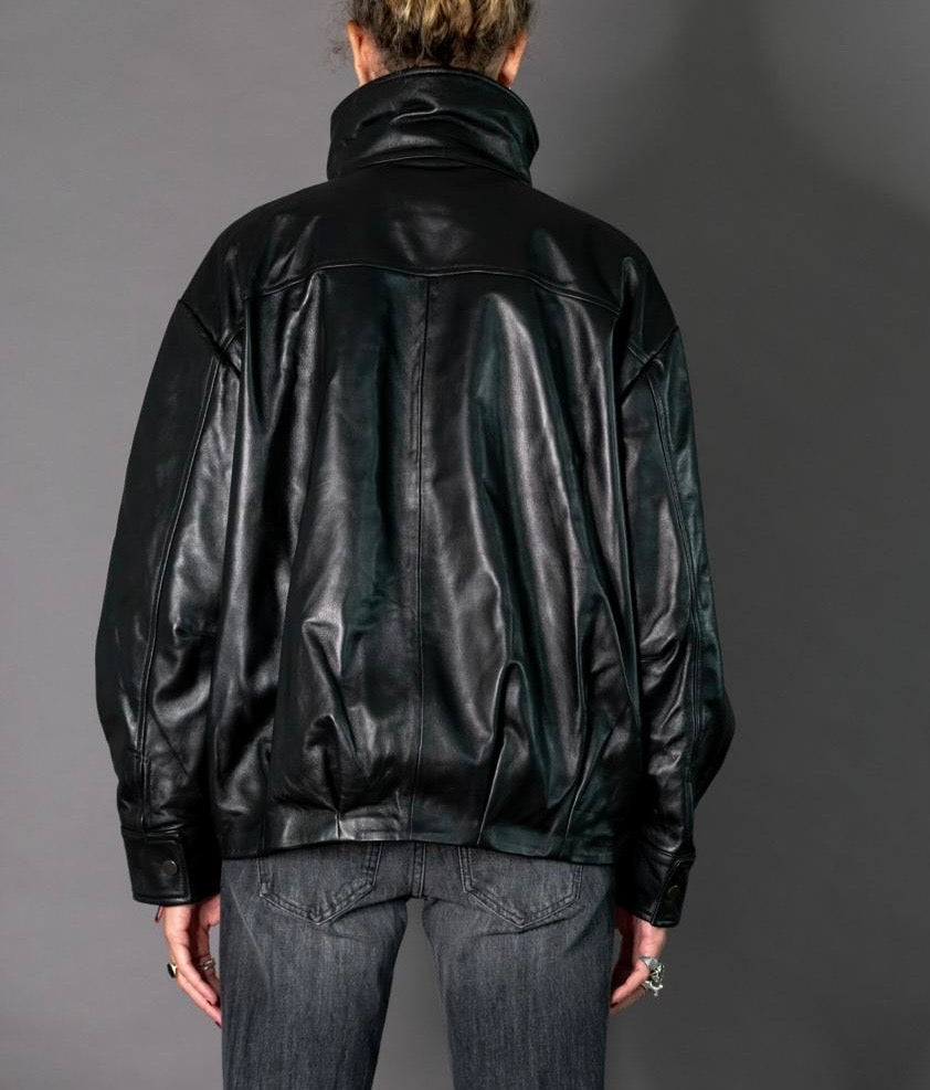 BOMBER PHOENIX BLACK NAPPA