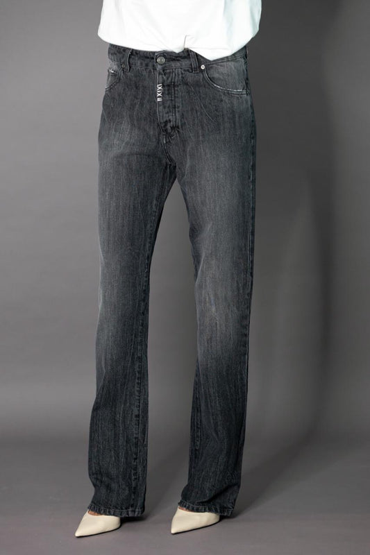 JEANS WIDE Col.DARK GREY