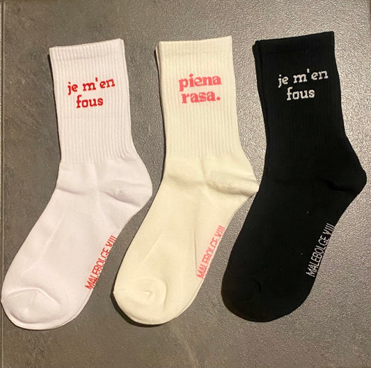 TRIPACK CALZINI JE M’EN FOUS / PIENA RASA