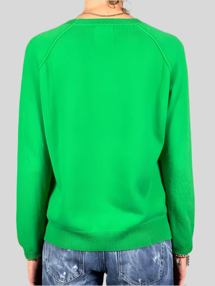 PULLOVER CASHMERE GREEN