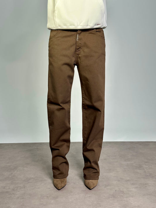 JEANS WIDE Col.BROWN