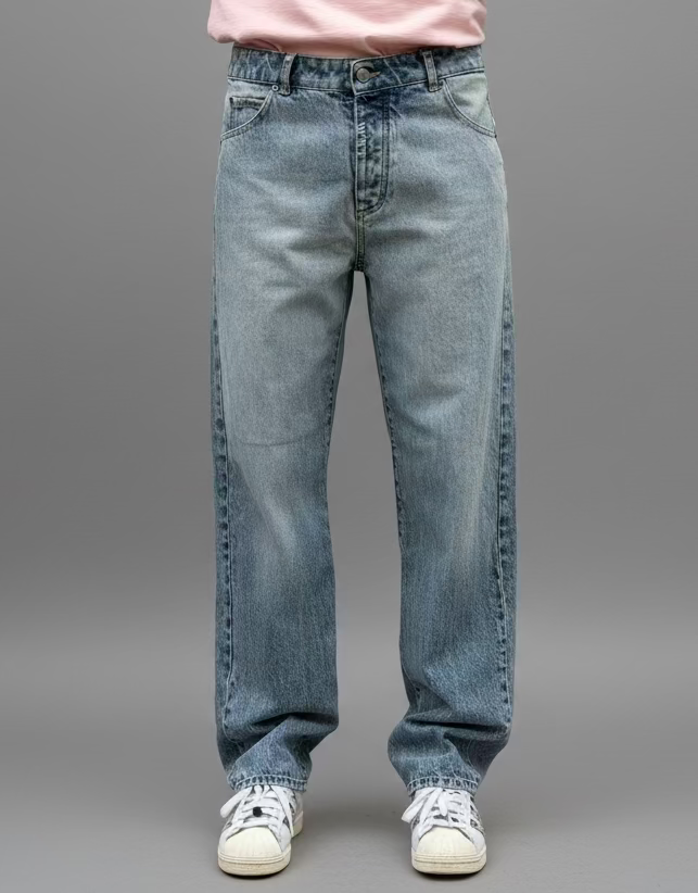 JEANS LARGE coul. VINTAGE