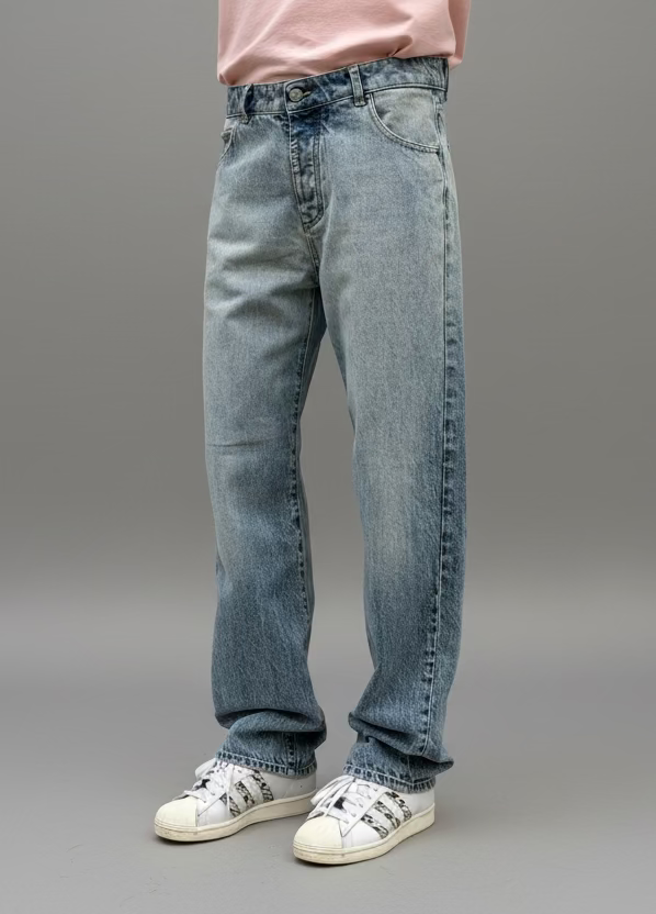 JEANS LARGE coul. VINTAGE