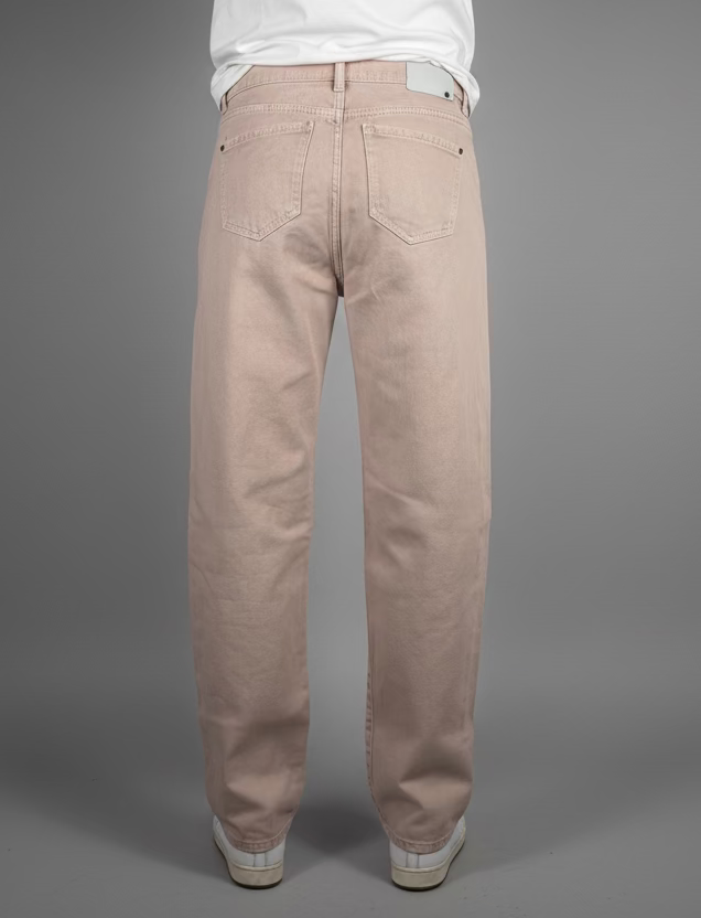 JEANS WIDE coloris ROSE ANTIQUE