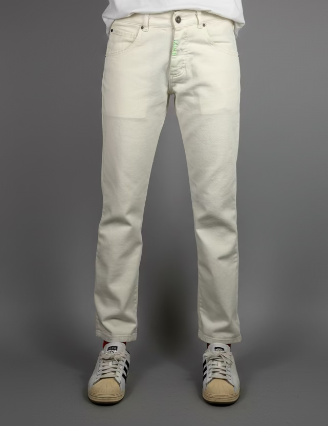 JEANS REGULAR col.WHITE