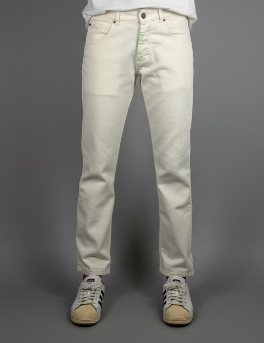 JEANS REGULAR col.WHITE
