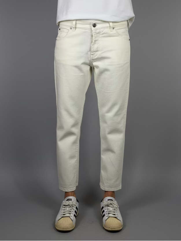 JEANS LADYB coloris BLANC