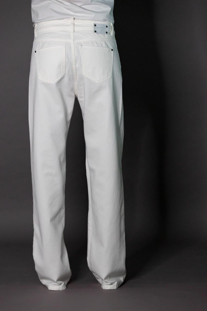JEANS WIDE Col.BLANC