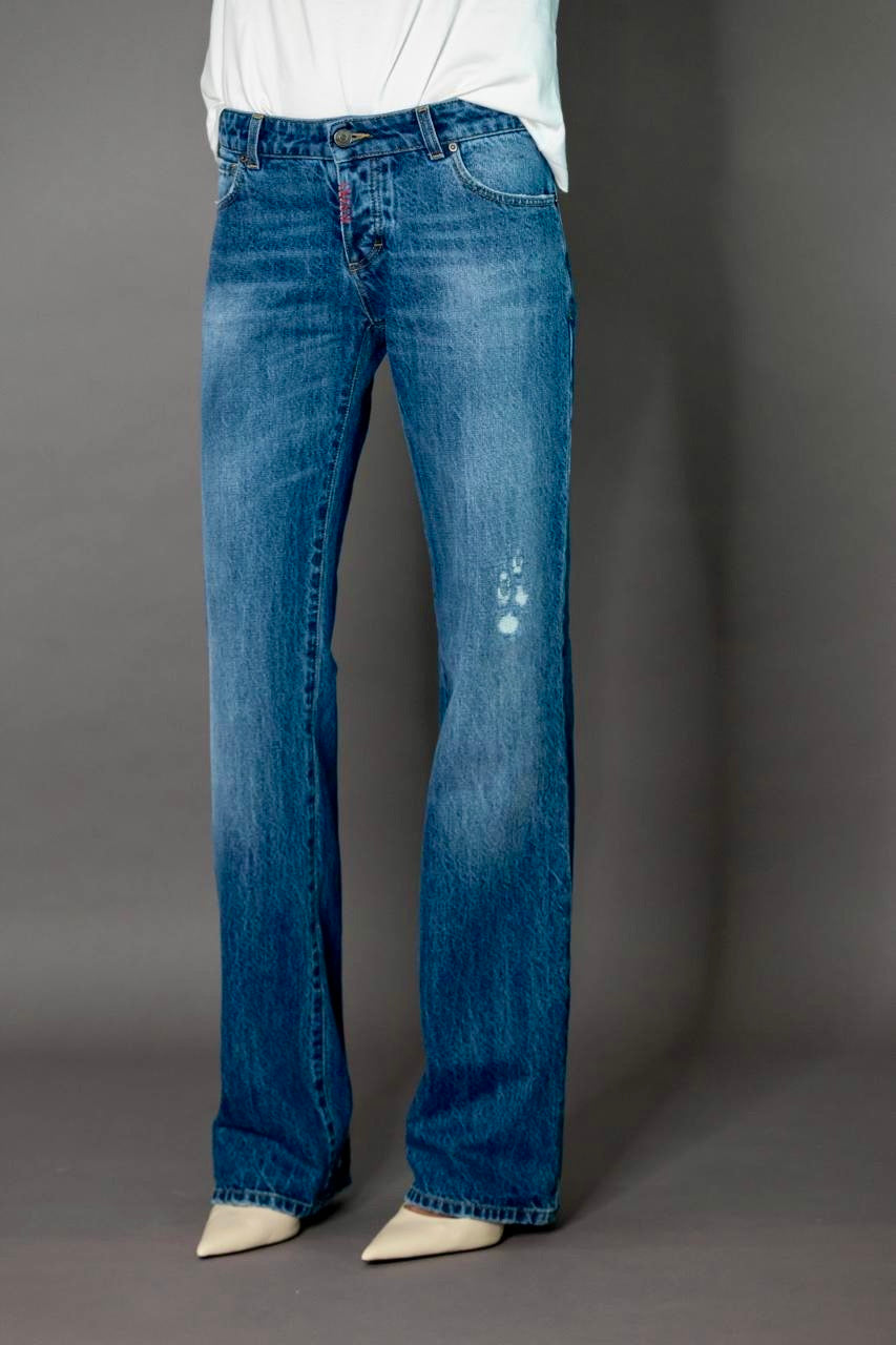 JEANS STRAIGHT Col.SMASH