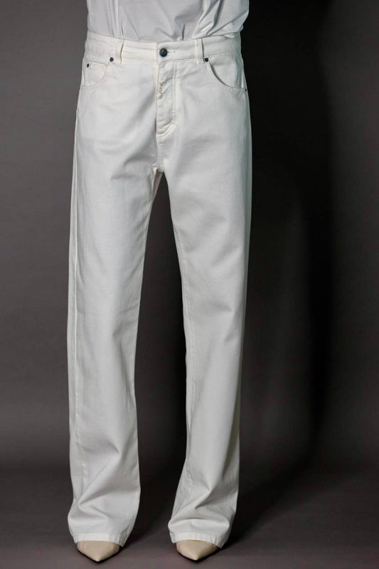 JEANS WIDE Col.WHITE