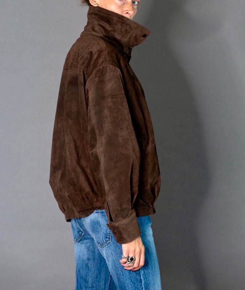 BOMBER PHOENIX CHOCO SUEDE