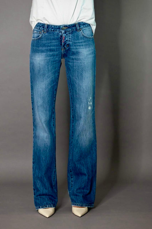 JEANS STRAIGHT Col.SMASH