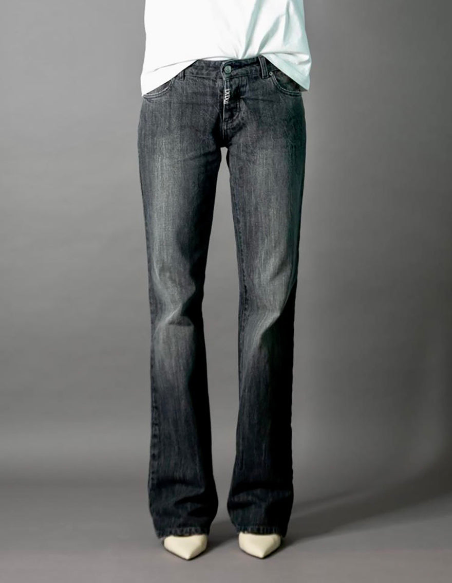 JEANS STRAIGHT Col.DARK GREY