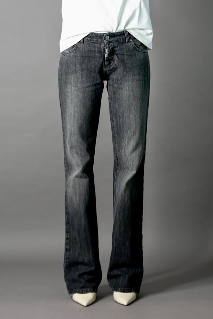 JEANS STRAIGHT Col.DARK GREY